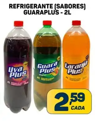 Dom Atacadista REFRIGERANTE (SABORES) GUARAPLU'S - 2L oferta