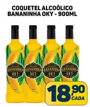 Dom Atacadista COQUETEL ALCOÓLICO BANANINHA OKY - 900ML oferta