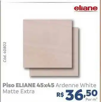 Tumkus Piso Eliane 45x45 Ardenne White Matte Extra oferta