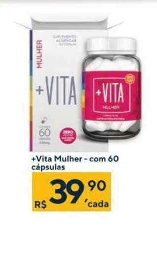 Drogaria Coop + Vita Mulher Com 60 Cápsulas oferta
