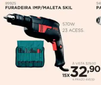 Benoit Furadeira Imp/ Maleta Skil 570W oferta