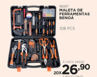 Maleta de Ferramentas Benoa 108 pcs