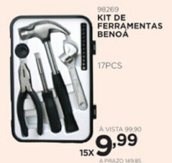 Benoit Kit de Ferramentas Benoa 17pcs oferta