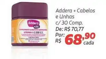Addera + Cabelos E Unhas