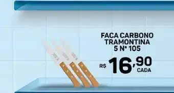 Bahamas Mix Faca Carbono Tramontina 5 N° 105 oferta