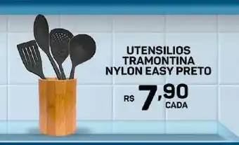 Utensilios Tramontina Nylon Easy Preto