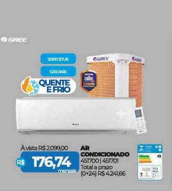 Lojas Certel Ar Condicionado Gree oferta