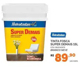 Tinta Fosca Super Demais Hidrotintas 15L