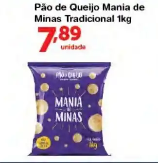 Roldão Pao de Queijo Mania de Minas Tradicional 1kg oferta