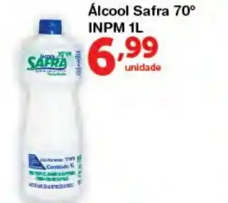 Roldão Alcool Safra 70 INPM 1L oferta