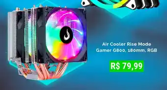 Air Cooler Rise Mode Gamer G800, 180mm, RGB