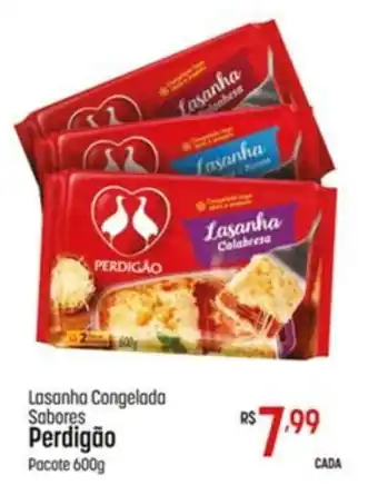 Muffato Lasanha Congelada Sabores Perdigão Pacote 600g oferta