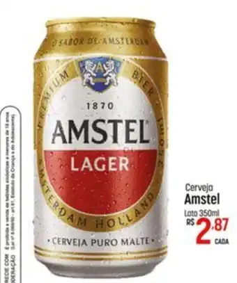 Muffato Cerveja Amstel Lata 350ml oferta