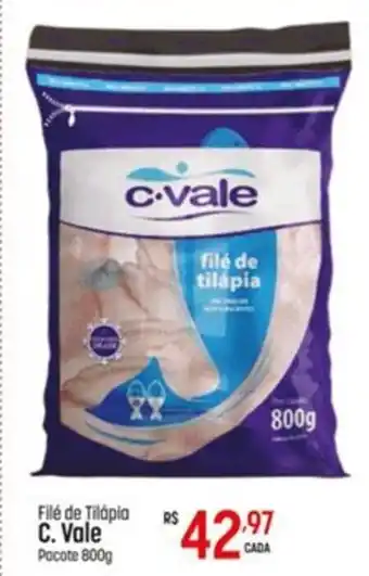 Muffato Filé de Tilápia C. Vale Pacote 800g oferta