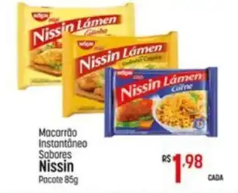 Muffato Macarrão Instantâneo Sabores Nissin Pacote 85g oferta