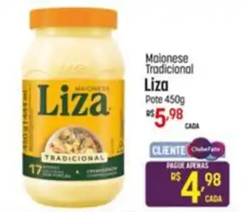 Muffato Maionese Tradicional Liza Pote 450g oferta