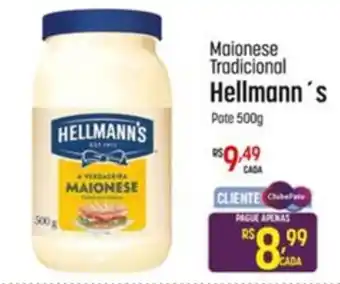 Muffato Maionese Tradicional Hellmann's Pote 500g oferta