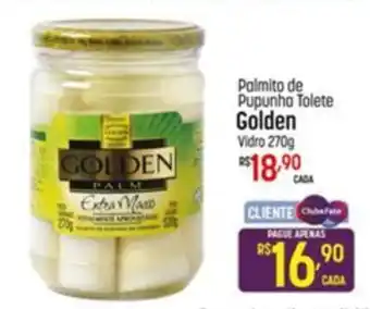 Palmito de Pupunha Tolete Golden Vidro 270g