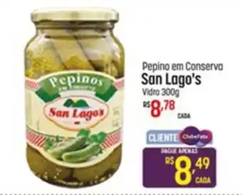 Pepino em Conserva San Lago's Vidro 300g