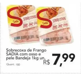 Supermercados Koch Sobrecoxa De Frango Sadia Com Osso E Pele 1kg oferta