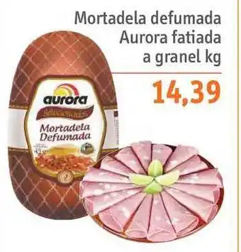 Sonda Mortadela Defumada Aurora Fatiada 1kg oferta