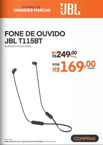 Schumann Fone De Ouvido Jbl T115bt oferta
