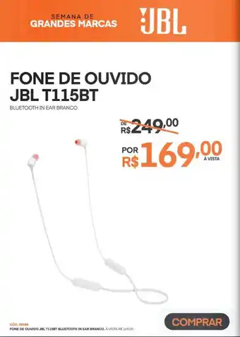 Schumann Fone De Ouvido Jbl T115bt oferta