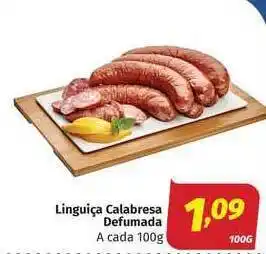 Supermercados Cidade Canção Linguiça Calabresa Defumada 100g oferta
