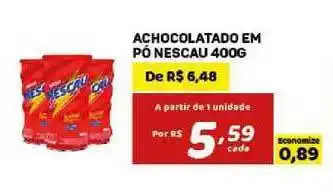 Bahamas Mix Achocolatado Em Pó Nescau 400g oferta