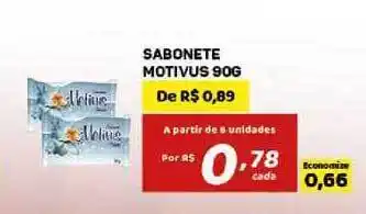 Bahamas Mix Sabonete Motivus 90g oferta