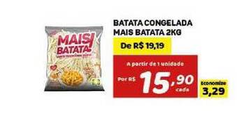 Bahamas Mix Batata Congelada Mais Batata 2kg oferta