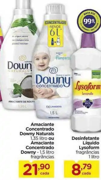 Carrefour Amaciante Concentrado Downy Naturals Ou Amaciante Concentrado Downy Fragrâncias 1.5L oferta