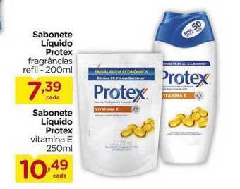 Carrefour Sabonete Líquido Protex Fragrâncias Refil 200ml oferta