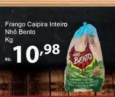 Frango Caipira Inteiro Nhô Bento 1kg