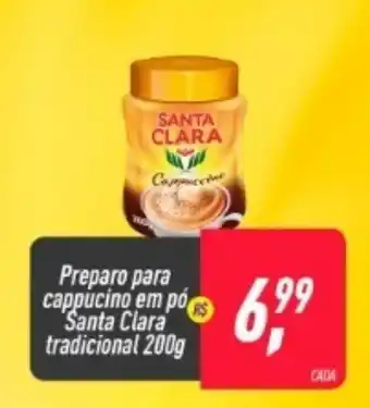 Frangolândia Preparo para cappuccino em po Santa Clara tradicional 200g oferta