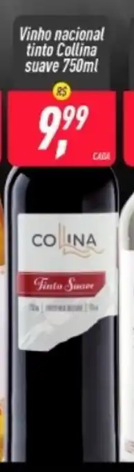 Frangolândia Vinho Nacional tinto Collina suave 750ml oferta