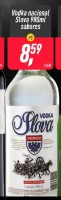 Frangolândia Vodka nacional Slova 980ml sabores oferta