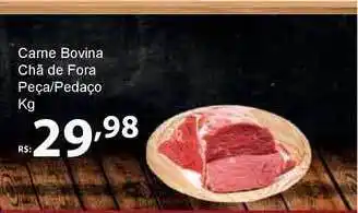 Super Luna Carne Bovina Chã De Fora Peça Pedaço 1kg oferta