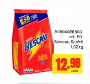 Barbosa Supermercados Achocolatado em po Nescau Sache 1.02kg oferta