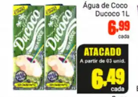Barbosa Supermercados Agua de Coco Ducoco 1L oferta