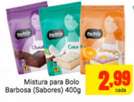 Mistura para Bolo Barbosa (sabores) 400g
