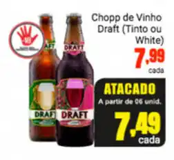 Barbosa Supermercados Chopp de Vinho Draft (tinto ou white) oferta