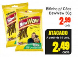 Bifinho p/ Caes BawWaw 50g