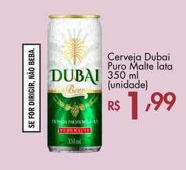 Cerveja Dubai Puro Malte Lata 350ml