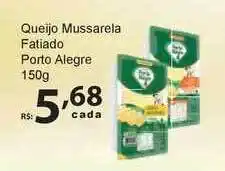 Super Luna Queijo Mussarela Fatiado Porto Alegre 150g oferta
