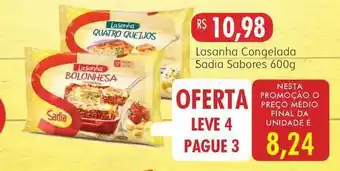 Epa Lasanha Congelada Sadia Leve 4 Pague 3 600g oferta