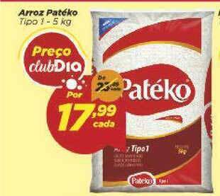 Dia Arroz Patéko Tipo 1 5kg oferta
