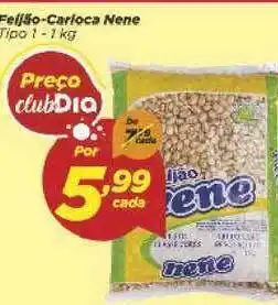Feijão Carioca Nene Tipo 1 1kg