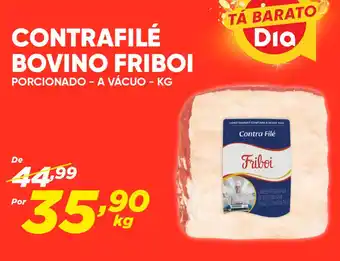 Dia CONTRAFILÉ BOVINO FRIBOI PORCIONADO - A VÁCUO - KG oferta