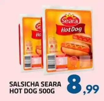 SALSICHA SEARA HOT DOG 500G